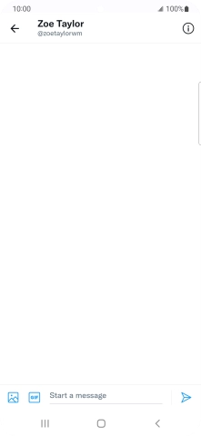 Press the text input field.