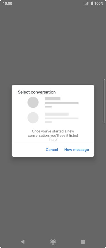 Press New message.