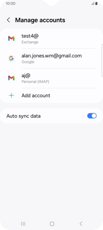 Press the Home key to return to the home screen.
