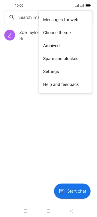 Press Settings.