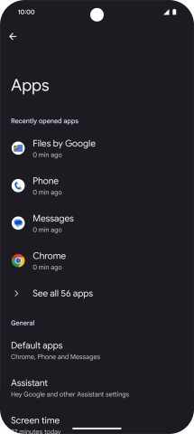 Press See all apps.