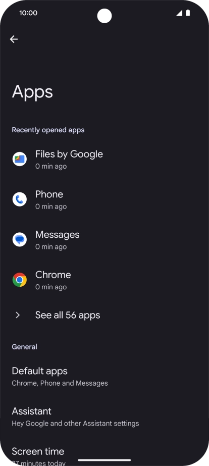 Press See all apps.