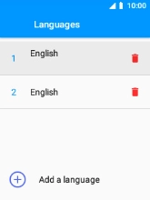 Select the required language.