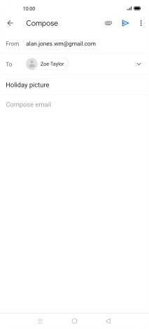 Press the text input field.