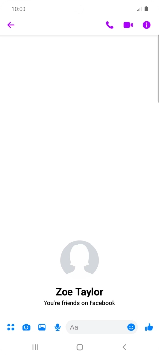 Press the text input field.