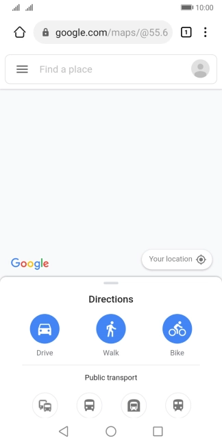 You can now use Google Maps on your phone.