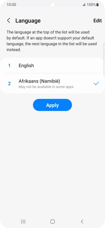 Press Apply.