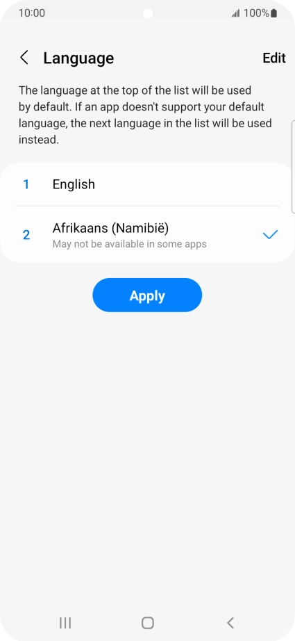 Press Apply.
