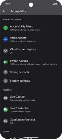 Press the required category below 
