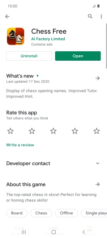 Press the Home key to return to the home screen.