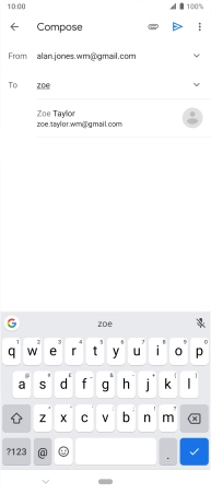Press the required contact.