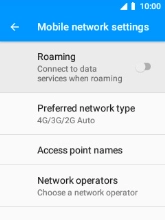 Select Access point names.
