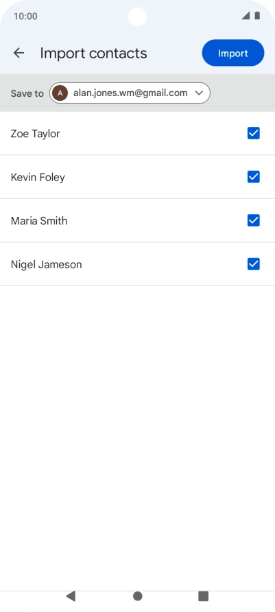 Press the drop down list next to 