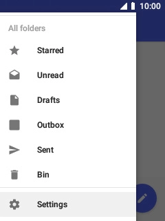 Select Settings.