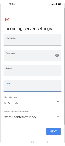 Press the drop down list below 