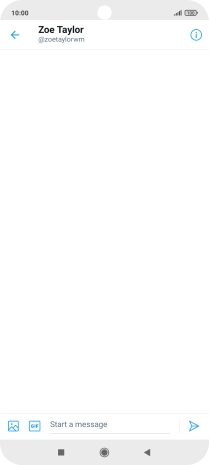 Press the text input field.