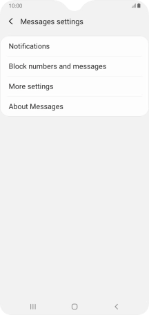 Press More settings.