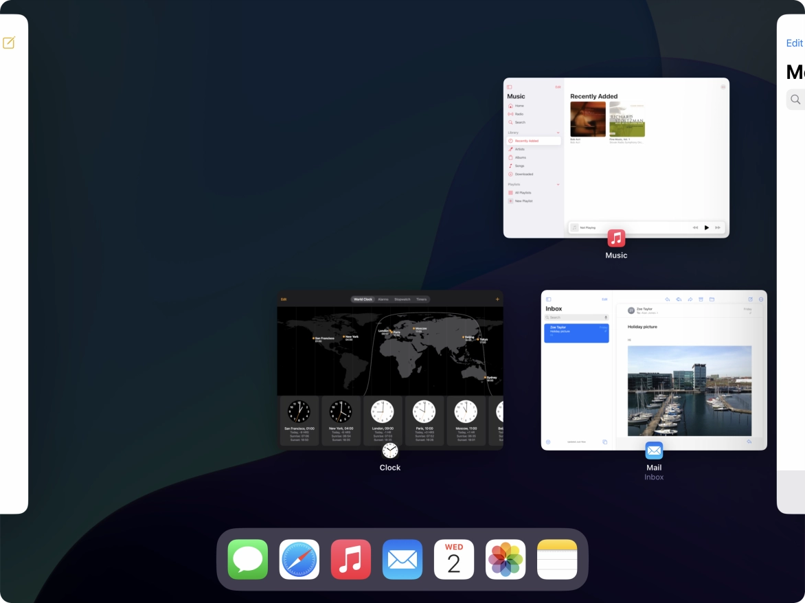 Press anywhere on the screen.