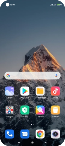 When the battery charging icon is displayed, the battery is charging.