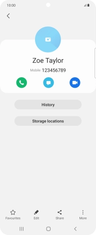 Press the call icon.