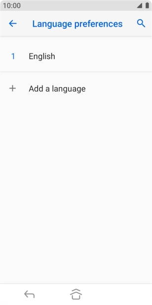 Press Add a language.