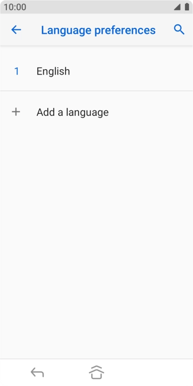 Press Add a language.
