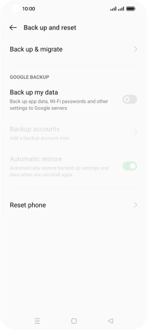 Press Reset phone.