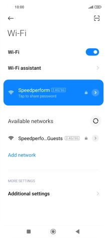 Press the Home key to return to the home screen.
