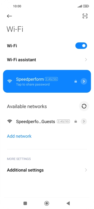 Press the Home key to return to the home screen.