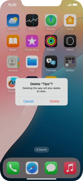 Press Delete.