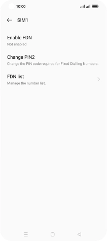 Press FDN list.
