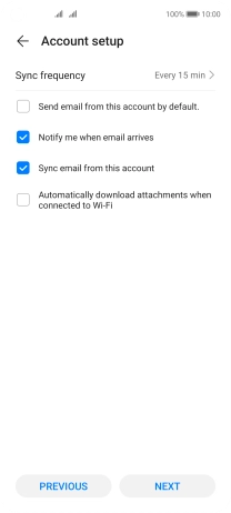 Press Sync frequency.