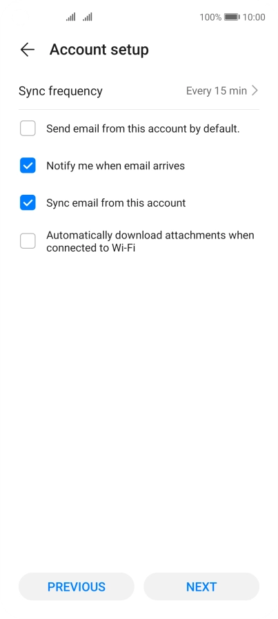 Press Sync frequency.