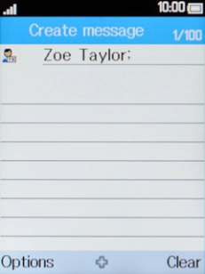 Highlight the text input field and key in the required text.
