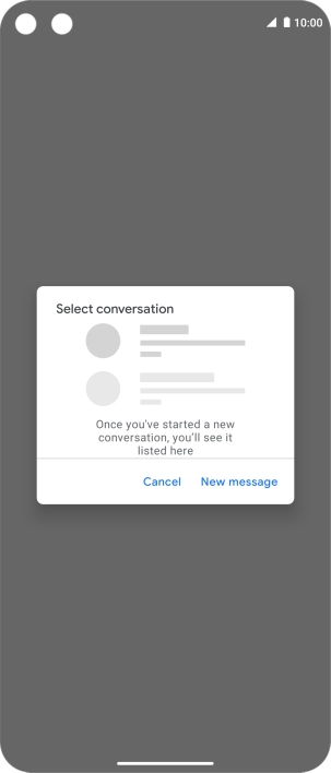Press New message.