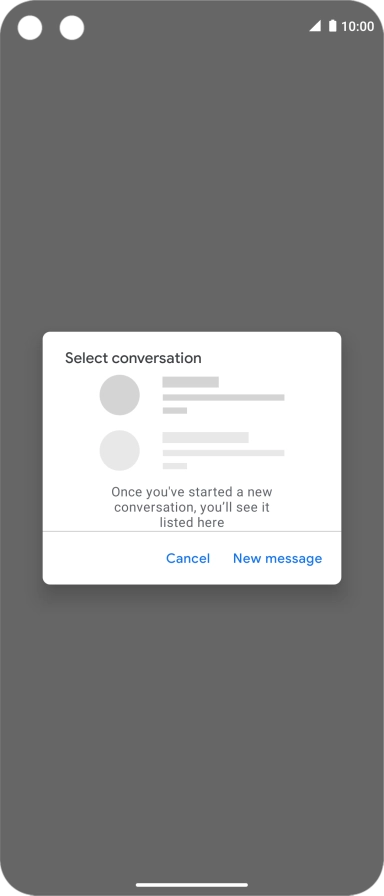 Press New message.