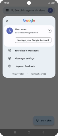 Press Messages settings.