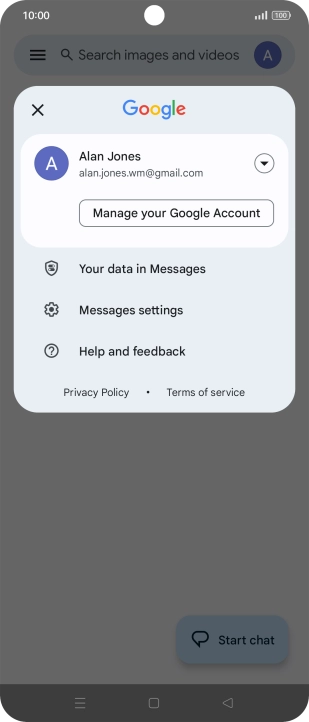 Press Messages settings.