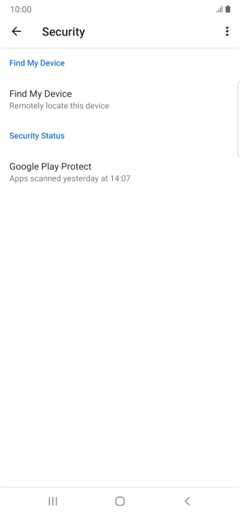 Press Find My Device.