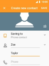 Select Phone and key in the required phone number.