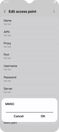 Key in http://mms.vodafone.co.uk/servlets/mms and press OK.