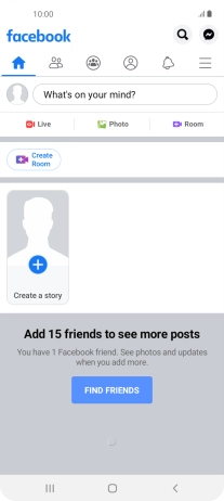 Press the text input field.