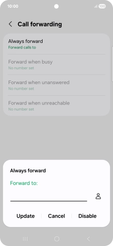 Press Disable.