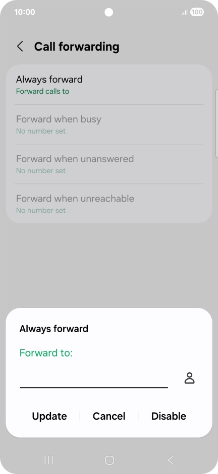 Press Disable.