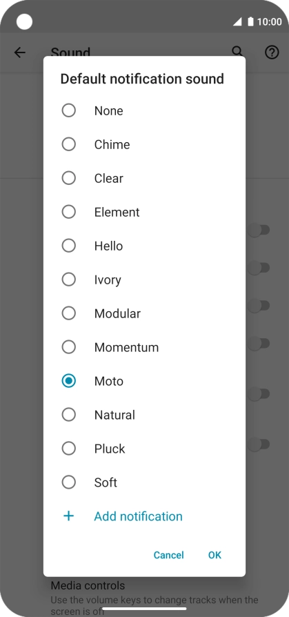Press the required message tones to hear them.