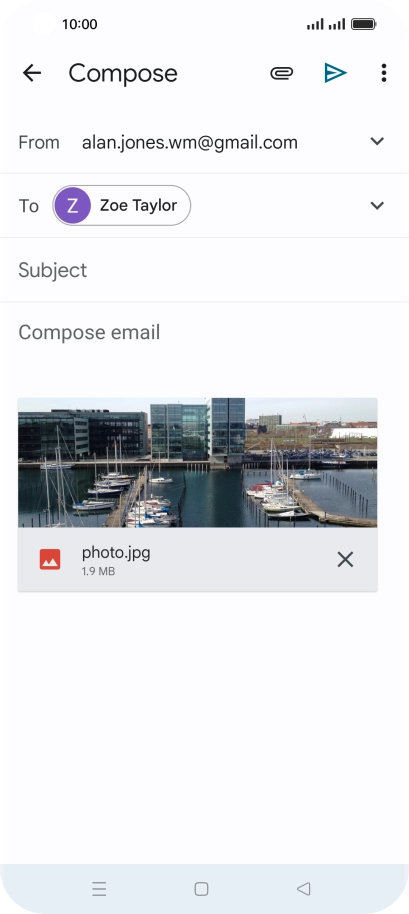 Press Subject and key in the required subject.
