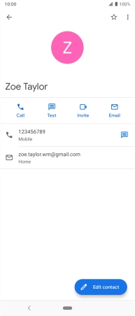 Press the Home key to return to the home screen.