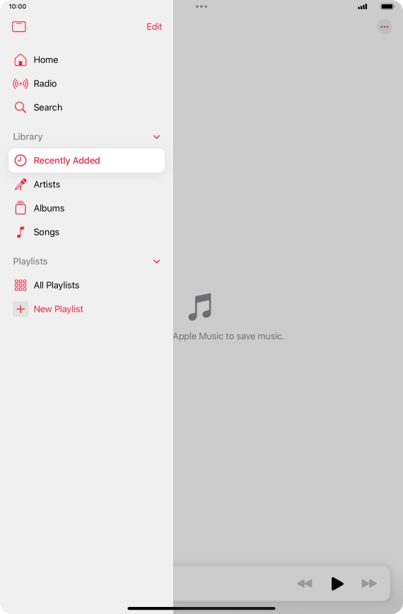 Press New Playlist.