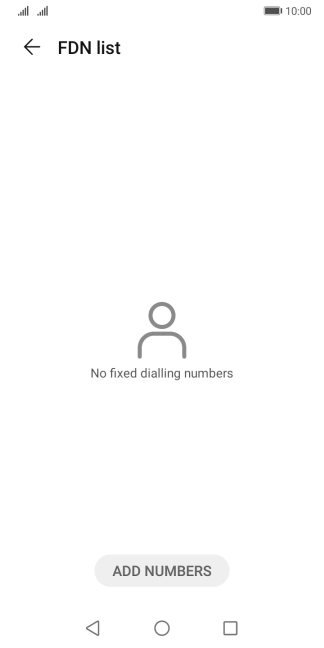 Press ADD NUMBERS.
