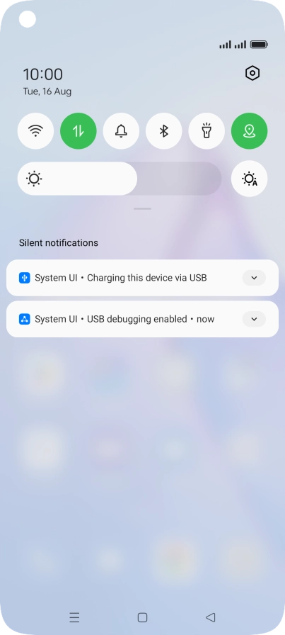 Press System UI.